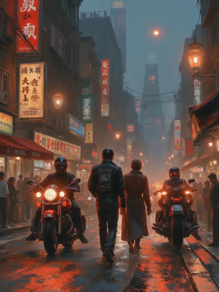 A group of motorcyclists thumbnail