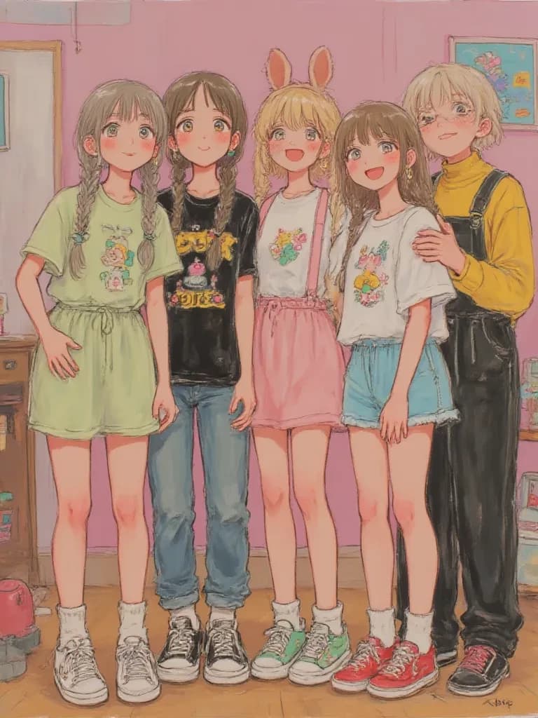 Emily Sonya Eva Sofia and Lera thumbnail