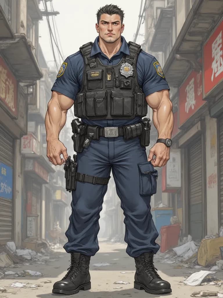 Police jay  thumbnail