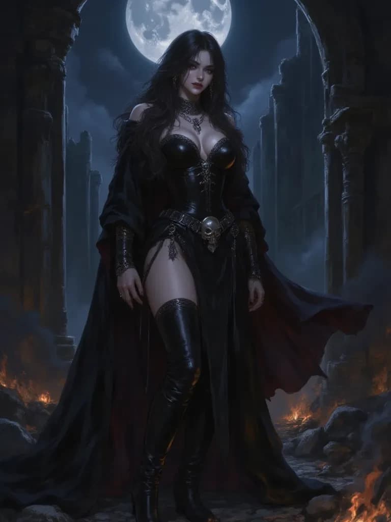 Morwen, The Obsidian Sorceress thumbnail