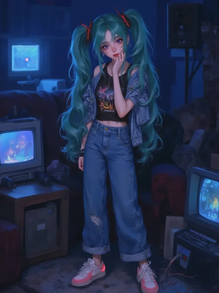 Hatsune Miku (Stranger Things Variant) thumbnail
