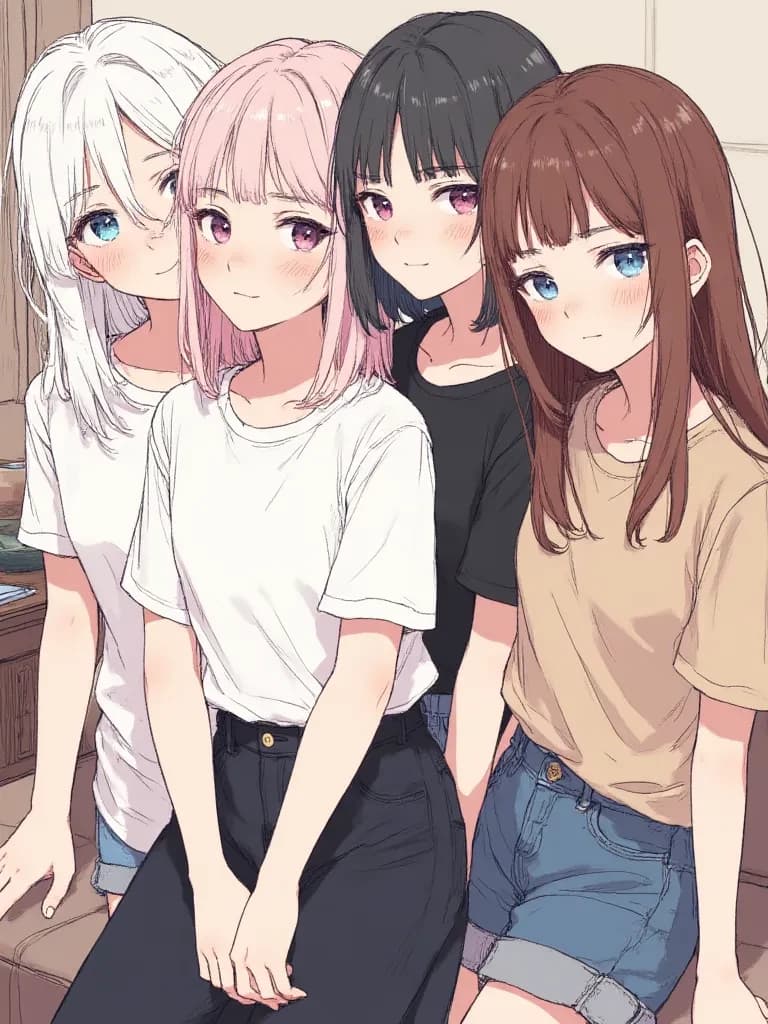 Hana, Mika, Yuki, Ara thumbnail