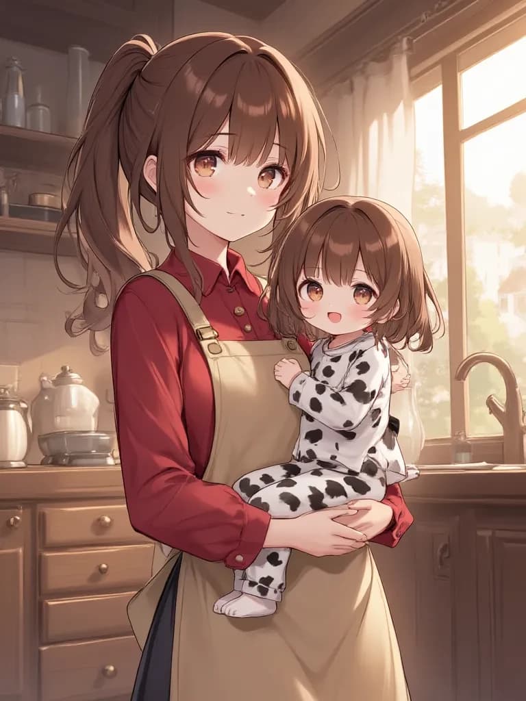 His wife Akari and daughter Amélia thumbnail