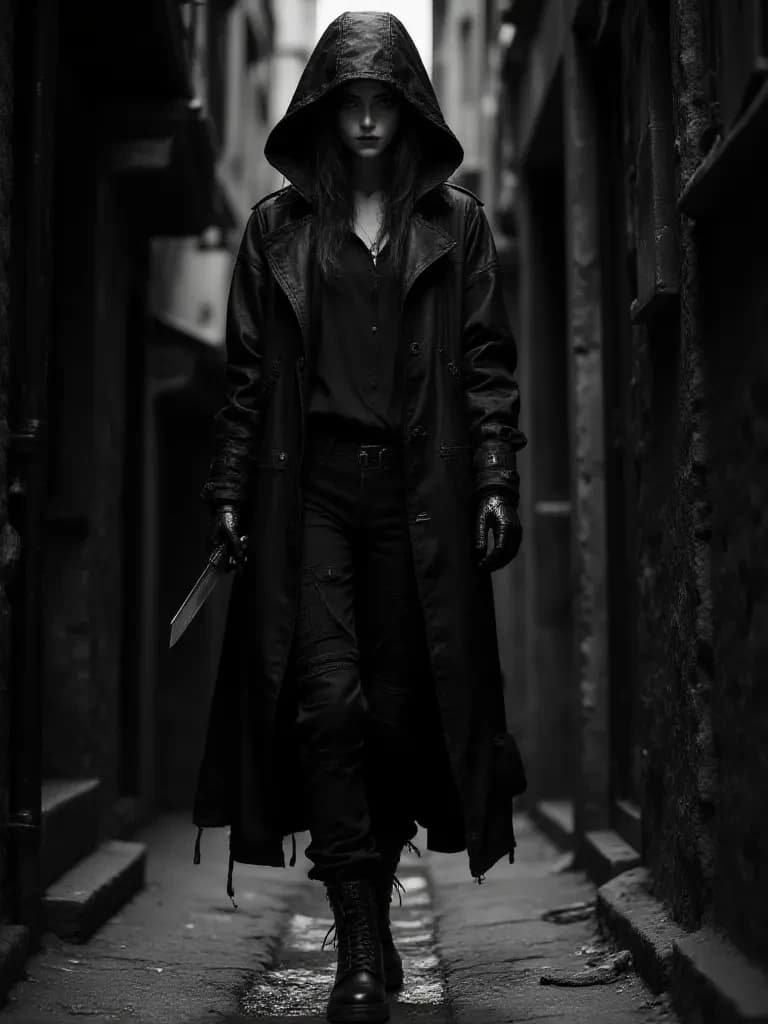 Assassin girl - black shadow thumbnail