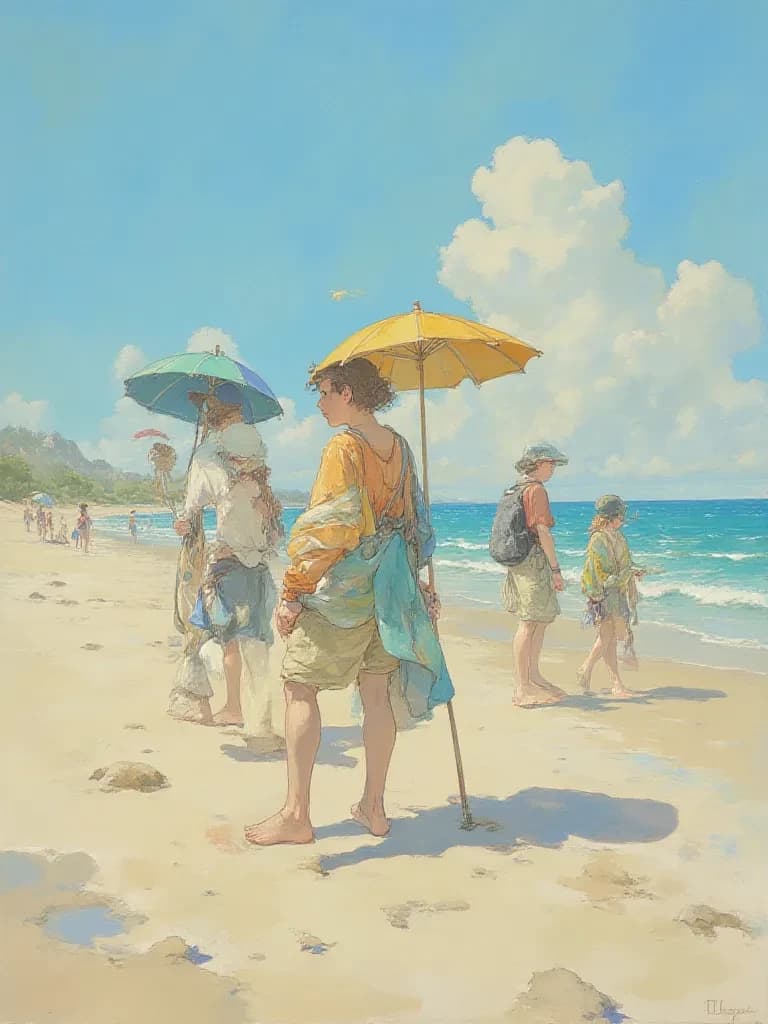 Beach on the sea thumbnail