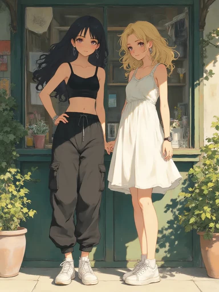 Marcy (your girlfriend and the girl on the left) and Luna  thumbnail