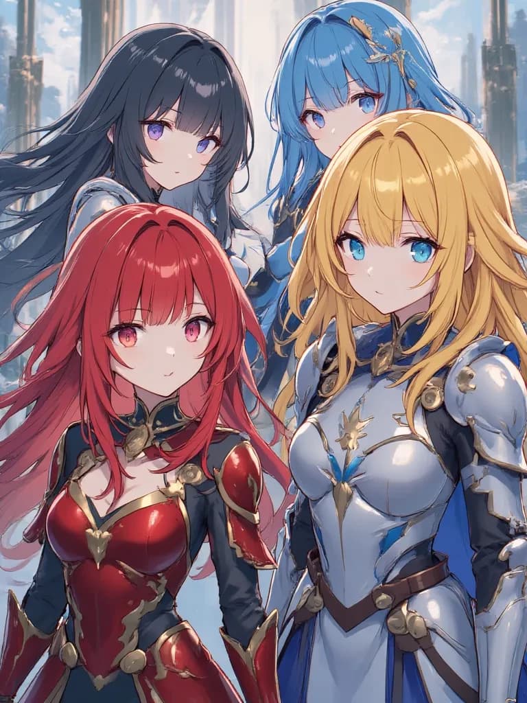 Princess Eloria, Princess Seraphine, Princess Kaela, Princess Mira thumbnail
