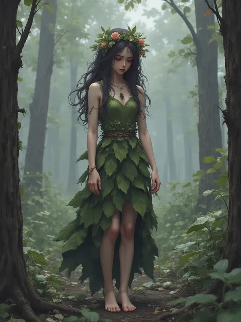 Me, naughty girl lost in the forest thumbnail