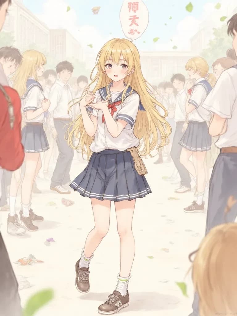 Michan, a perverted classmate who has a crush on you thumbnail