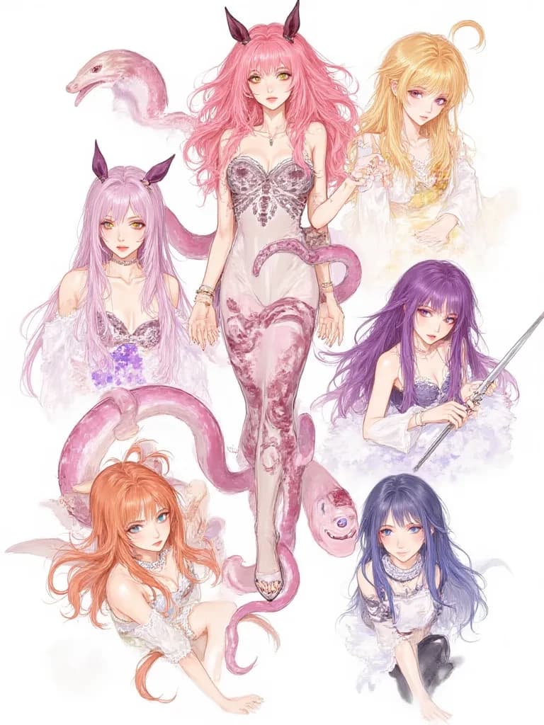 Miia, Centorea Shianus, Rachnera Arachnera, Papi, Mero Lorelei, Suu, Lala, Tioni thumbnail