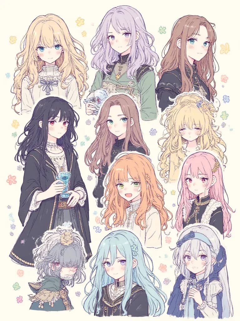 Magical castle with beautiful girls thumbnail