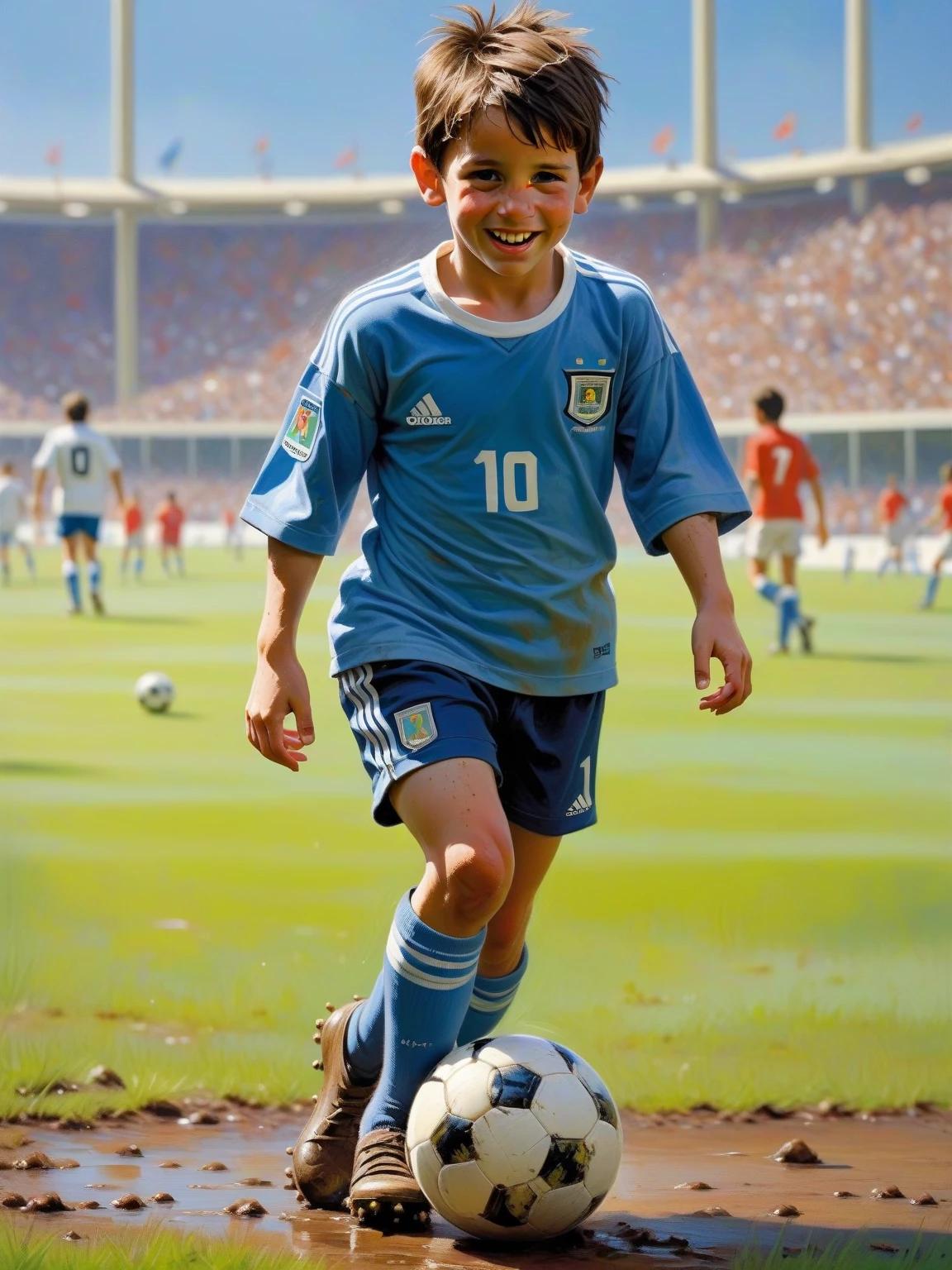Lionel Mini Messi staircase thumbnail