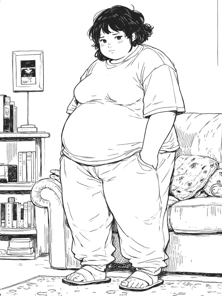 Sarah, your morbidly obese wife needs your help thumbnail