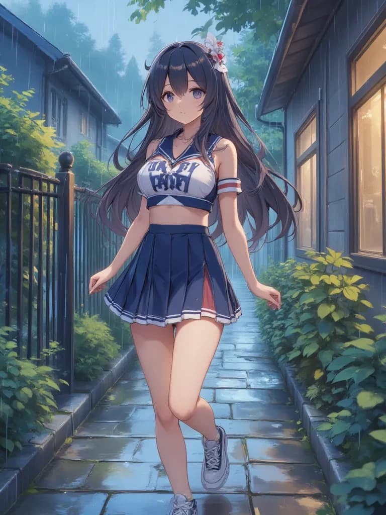 Cheerleader soaked thumbnail