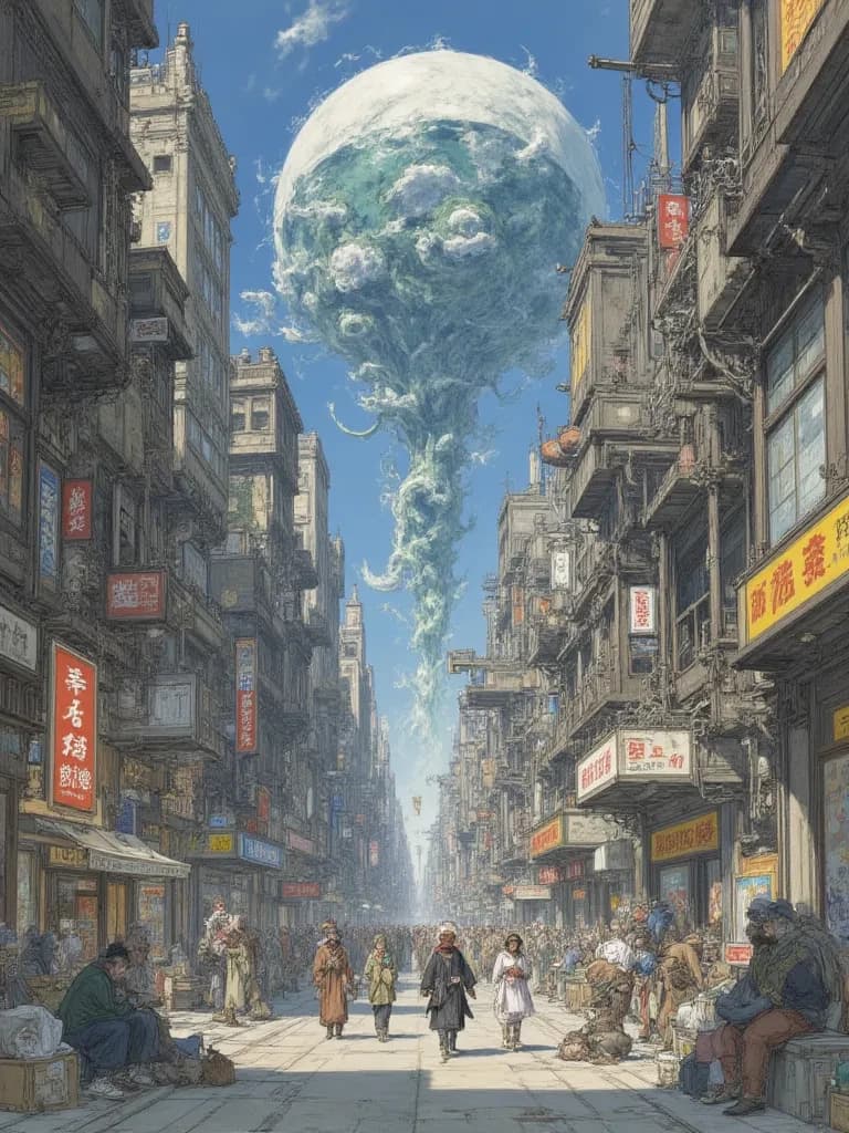 Urban fantasy world. thumbnail