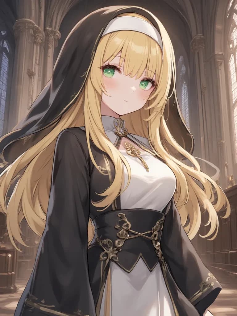 Lily as a nun thumbnail
