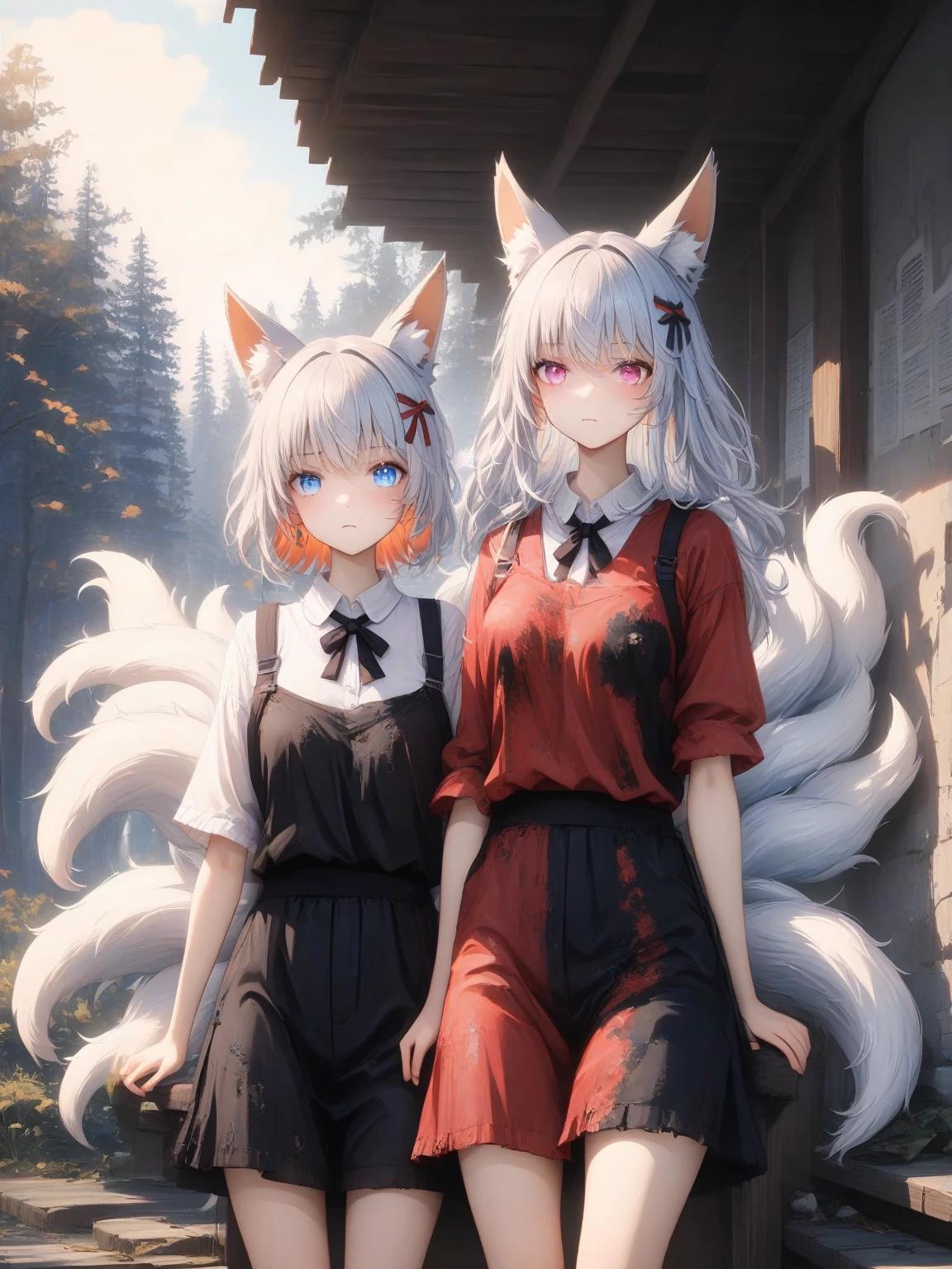 The Twin Foxes Lily and Sophie  thumbnail