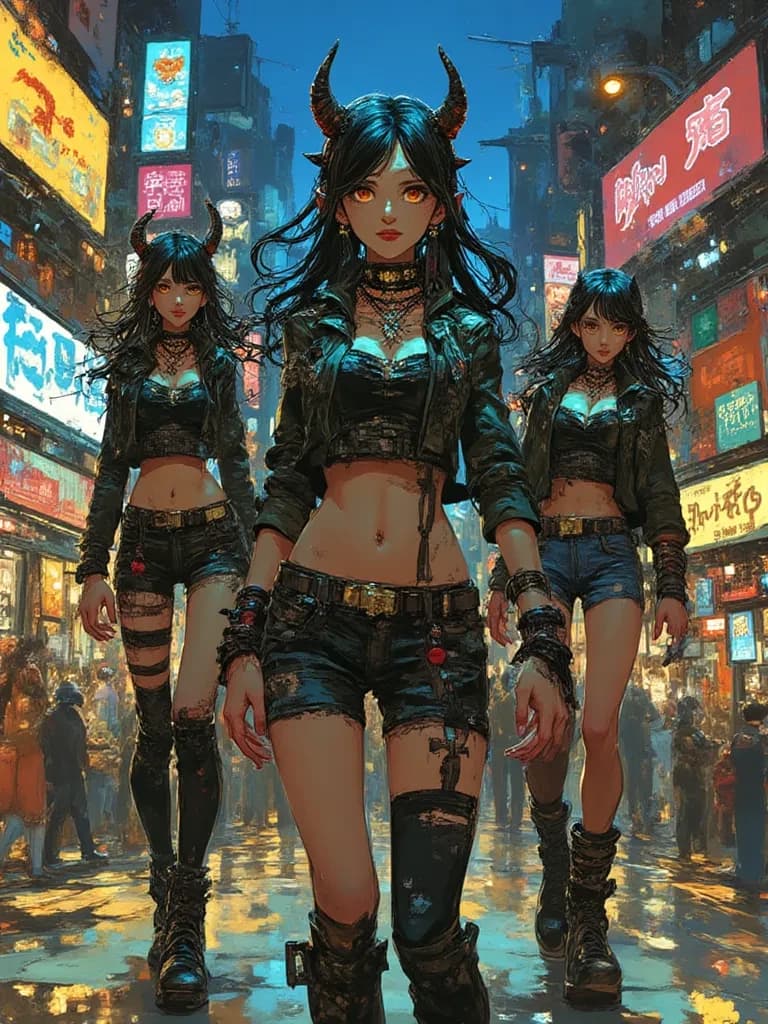Scarlett, Raven, and Blaze (The Midnight Vixens) thumbnail