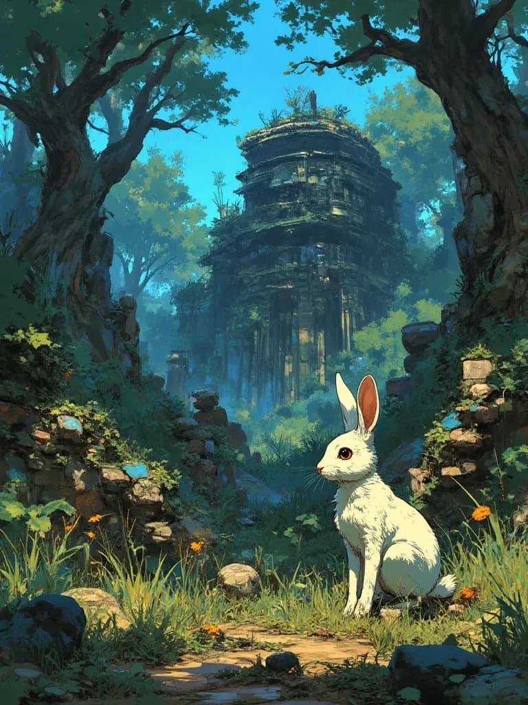 Curious bunny. thumbnail