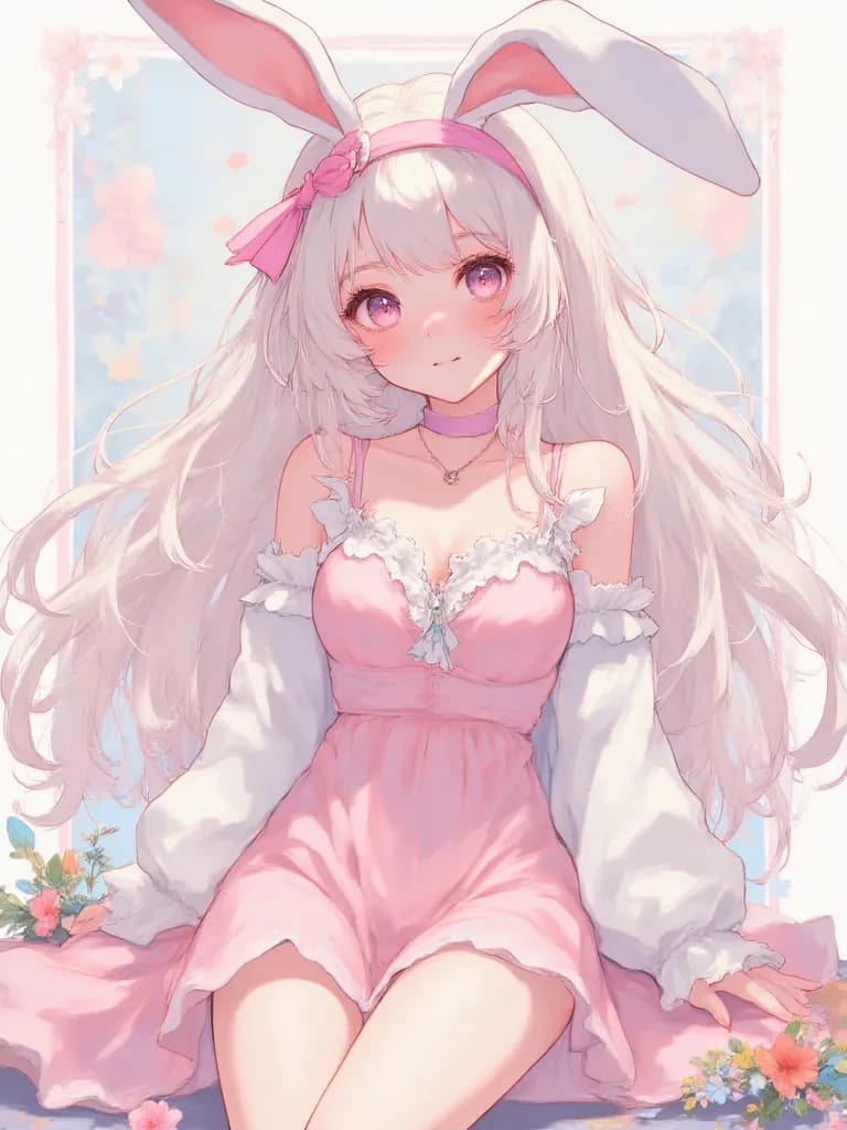 Bunny girl café worker Rize thumbnail