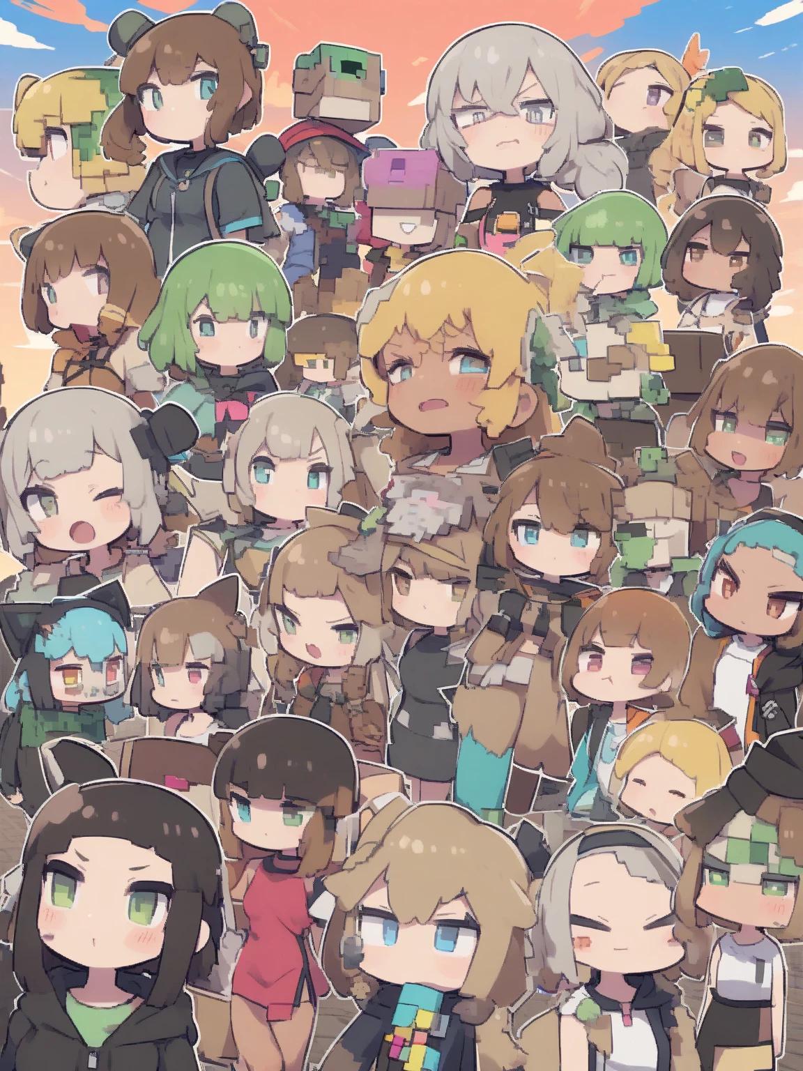 Minecraft Mob Girls thumbnail