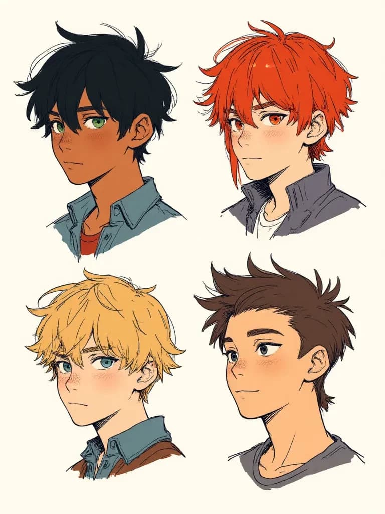 Ranga, Yusaki, Kojiro and Jean thumbnail