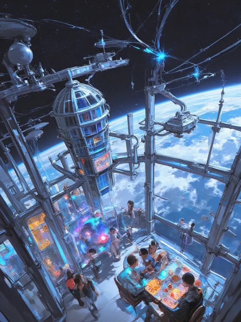 Atlas Tour 🚀 Future Space Hotel in Orbit - The Celestial Crown thumbnail