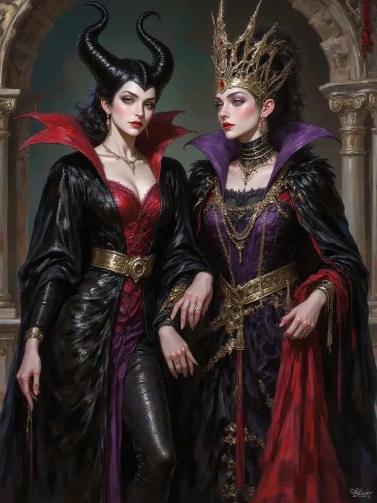 Maleficent and Grimhilde  thumbnail