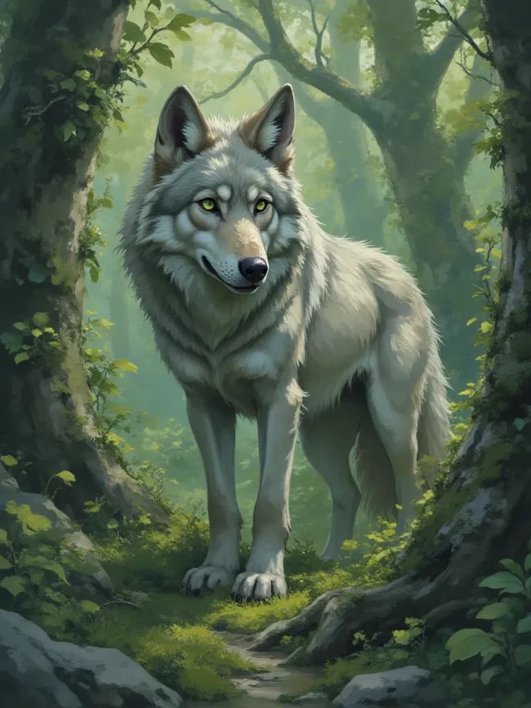 Storm, a female wolf in heat thumbnail