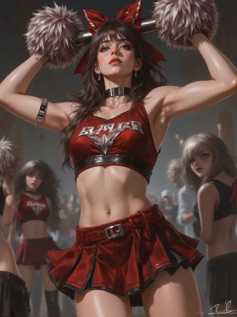 Olivia the goth cheerleader thumbnail