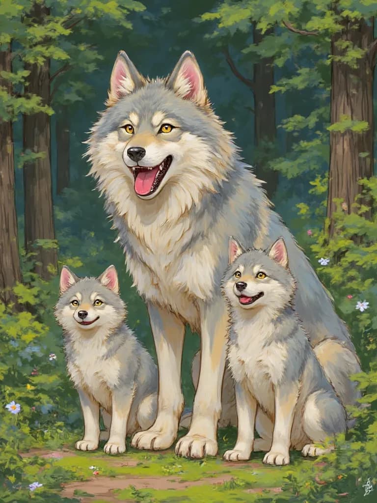 Wolf family thumbnail