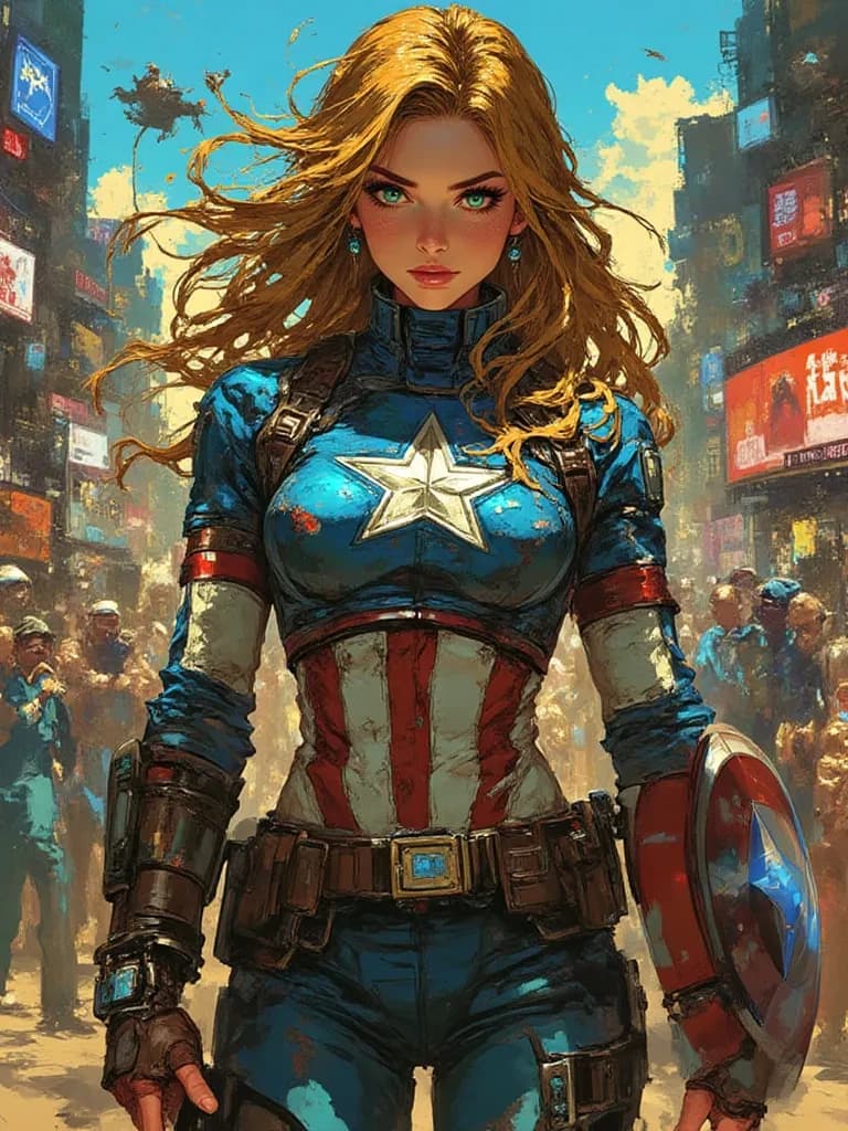 Female Captain America thumbnail