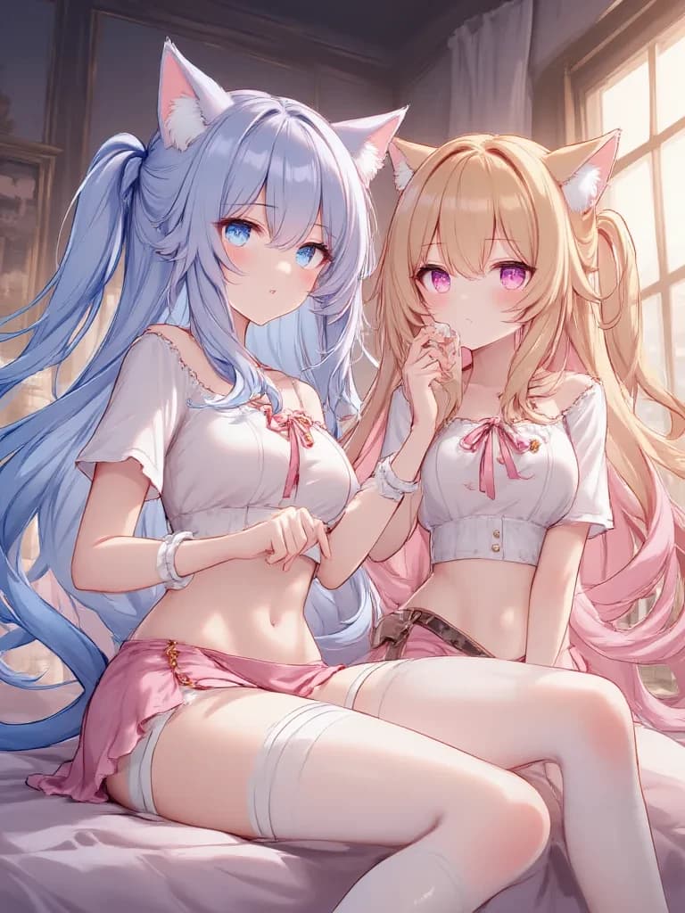 Loving mischievous giant sisters thumbnail