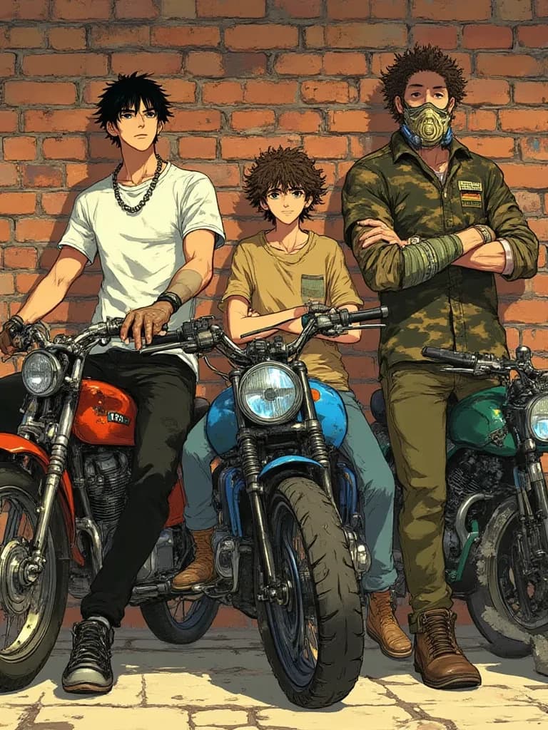 Tyler, Max and Kyle - the bikers thumbnail