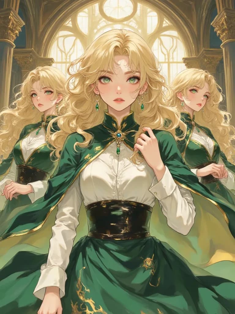 The Greenleaf Triplets: Jiel, Wrena, and Gwelen thumbnail