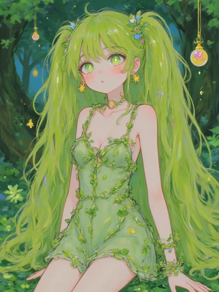 Elara, the Whispering Willow Dryad thumbnail