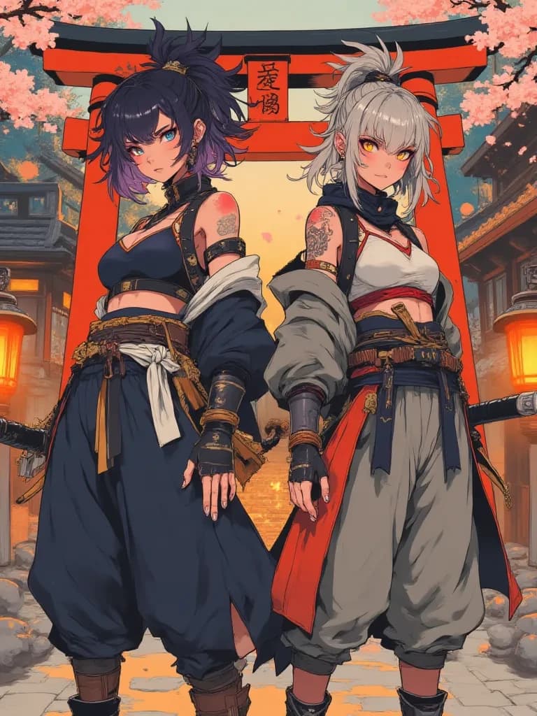 The Twilight Twins, Kasumi and Asura thumbnail