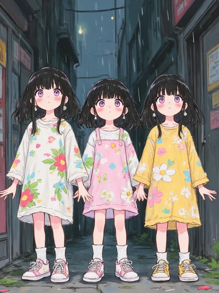 The Sisters of Shadow and Violet (Lily, Daisy, Rose) thumbnail