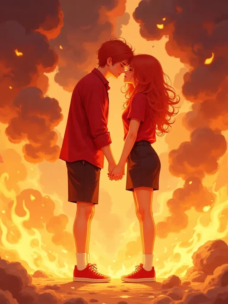 Fire & fire woman thumbnail