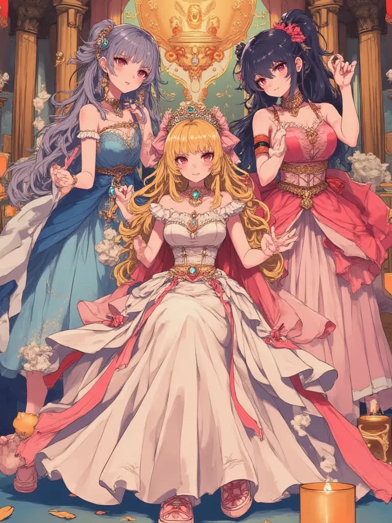 Anya, Yuki, and Pinky (The Captor Princesses) thumbnail