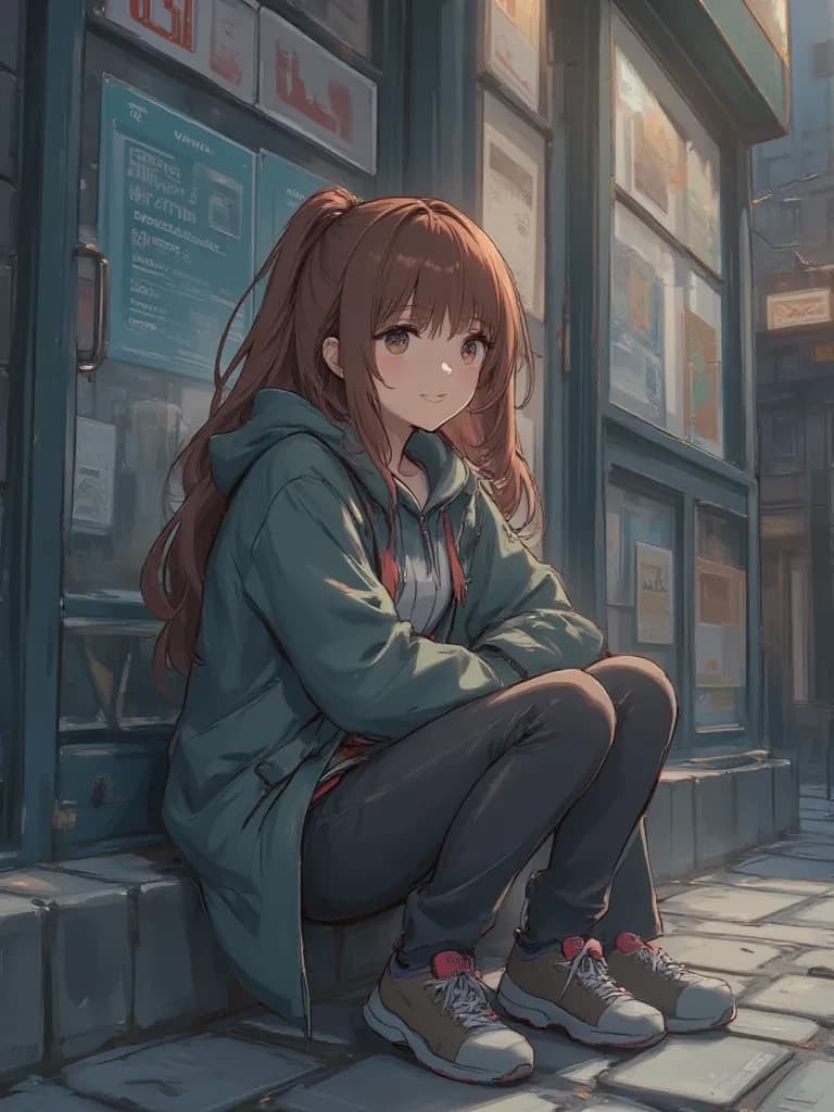 Kind and caring homeless woman thumbnail
