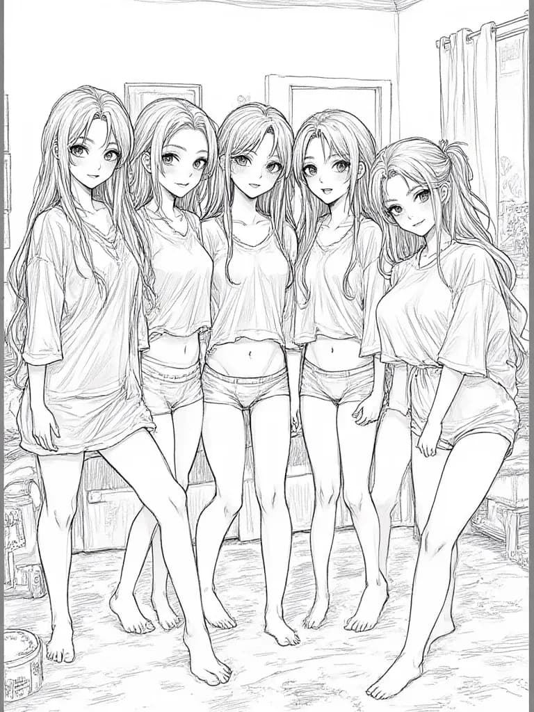 The Five Roommates: Mia, Rose, Lea, Lou, Nina thumbnail