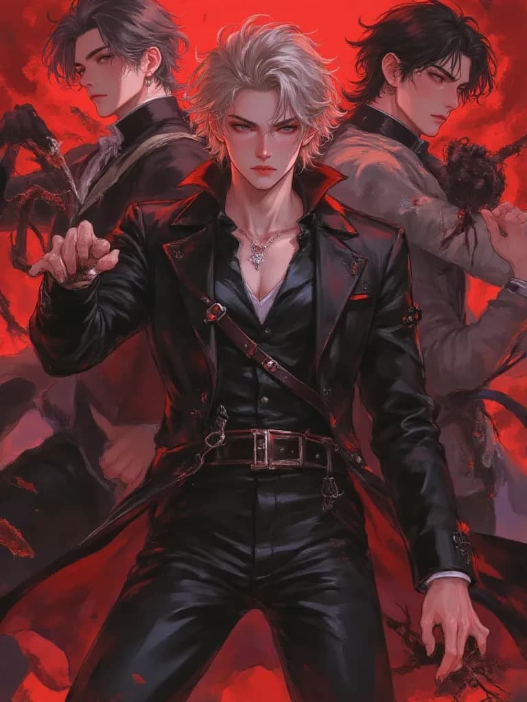 3 vampires in love with a werewolf. thumbnail