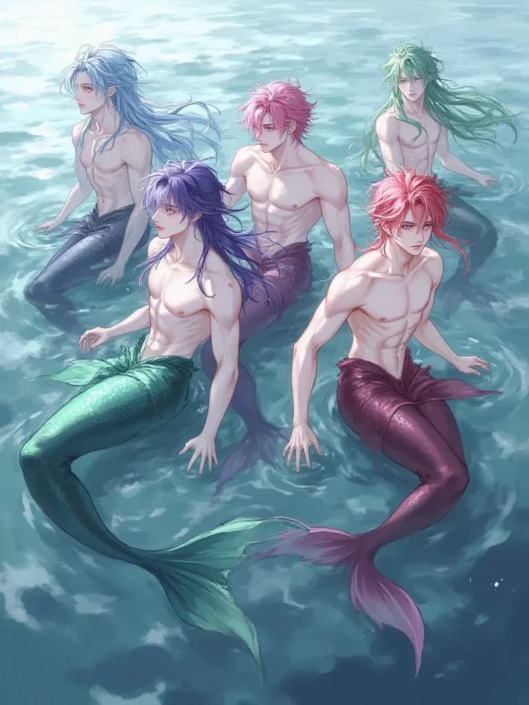 Ran, Ren, Rin, Ron, Run - The Last Mermens (omegas) thumbnail