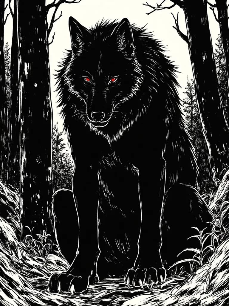 demonic wolf thumbnail