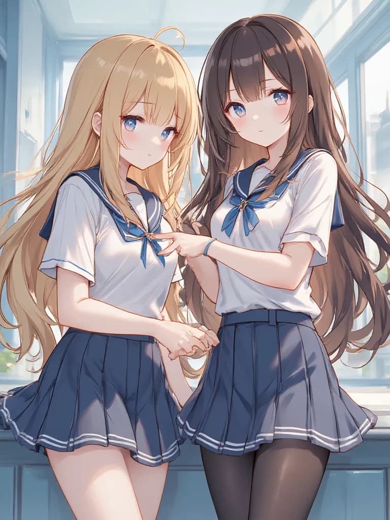 [Clara's rich girlfriend] Vs [Her childhood friend] thumbnail