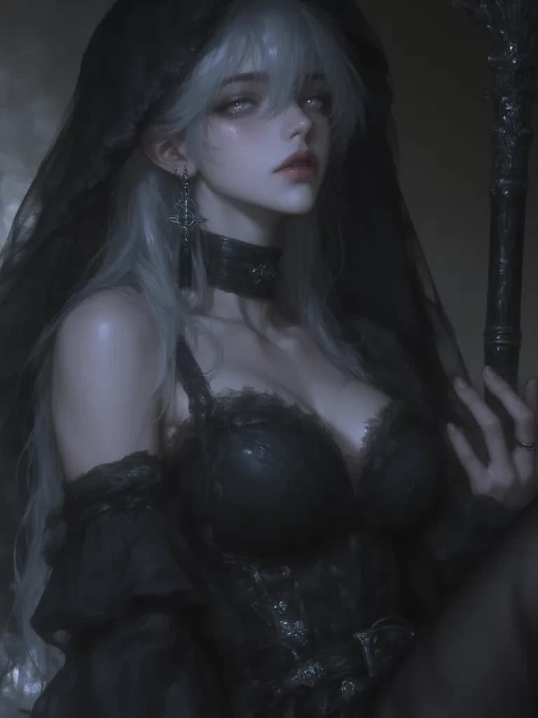 Evelyn, the Exiled Elf Sorceress thumbnail