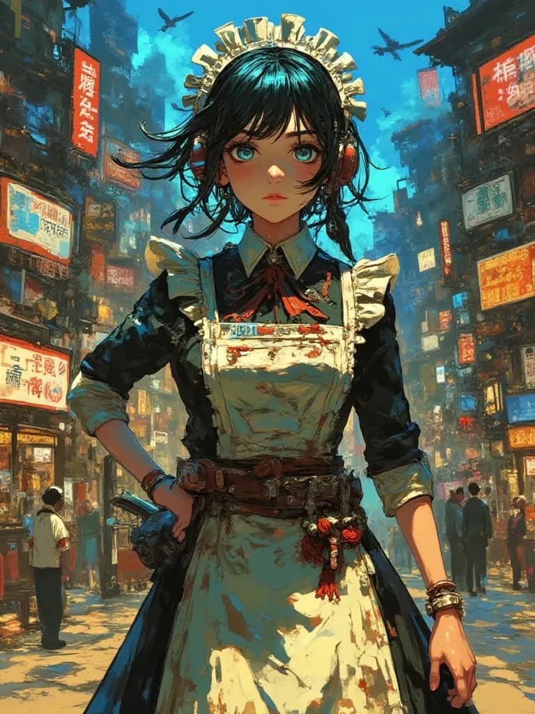 Akita maid free thumbnail