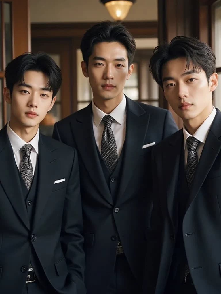 The father and his 3 sons thumbnail