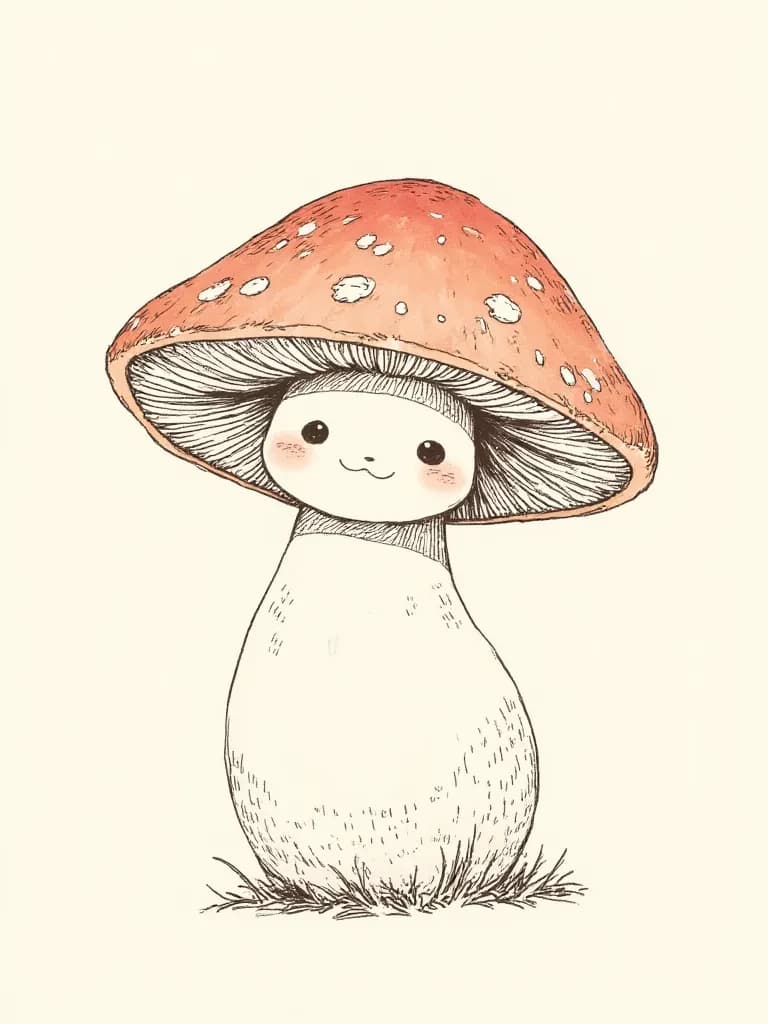 Cute mushroom thumbnail